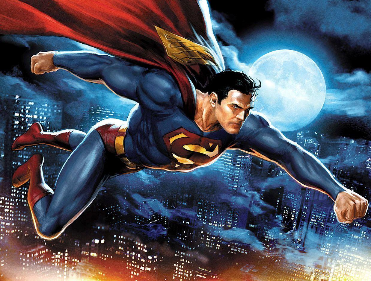 Wallpaper For > Superman Comic Wallpaper HD