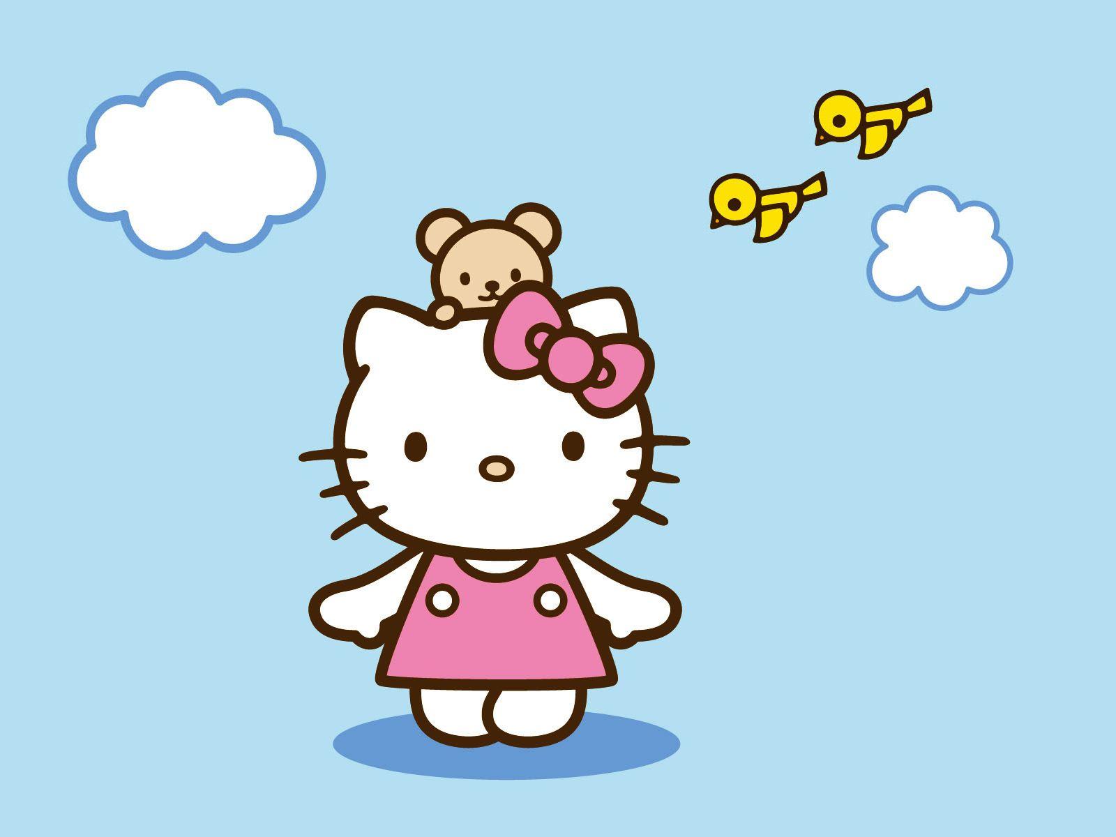 Wallpaper For > Sanrio Wallpaper Hello Kitty