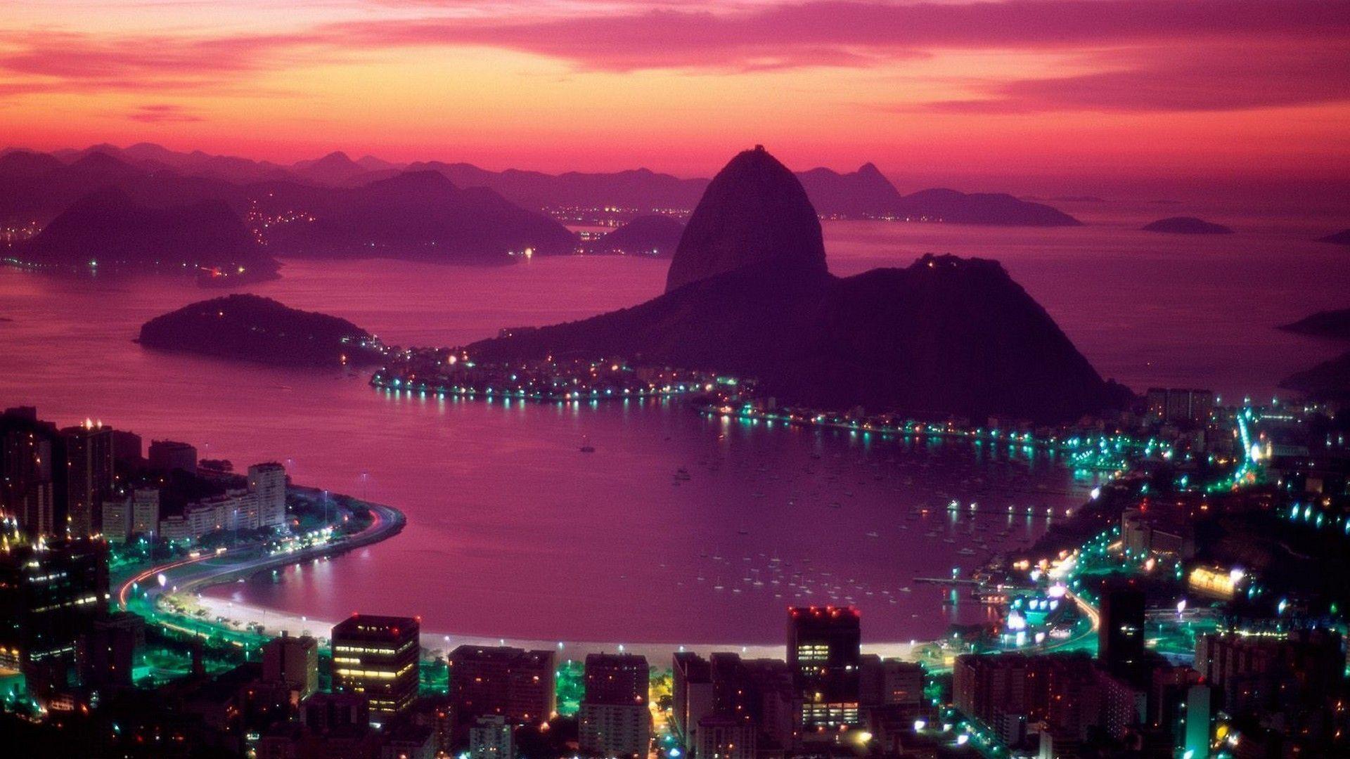Wallpaper of Rio de Janeiro city from Brasil