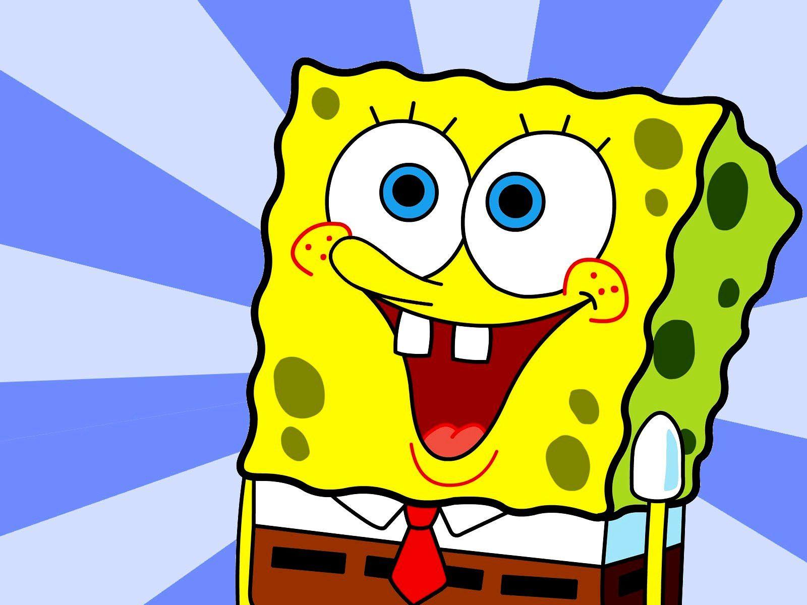 Happy Spongebob Desktop Free Wallpaper