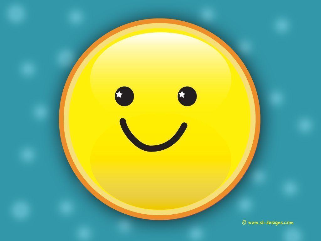 Wallpaper For > Awesome Smiley Face Wallpaper
