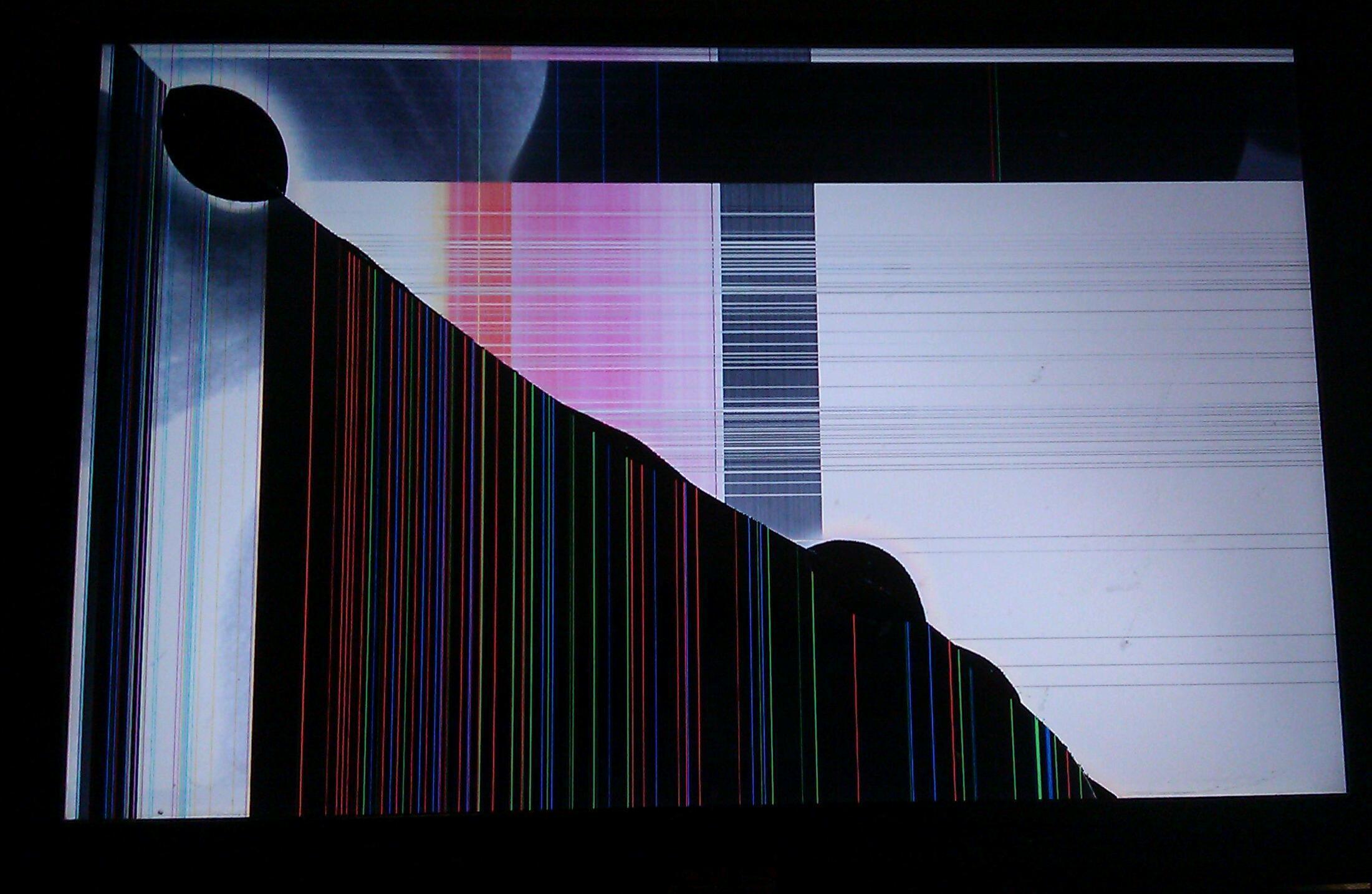 Broken Lcd Screen Wallpaper