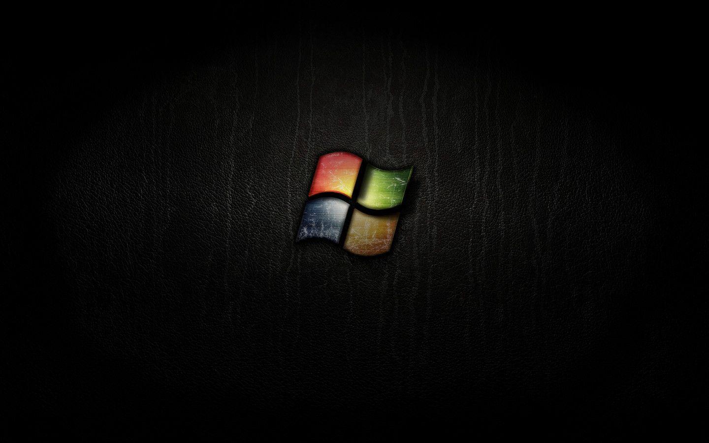 Black Windows 7 Wallpaper HD Wallpaper Background