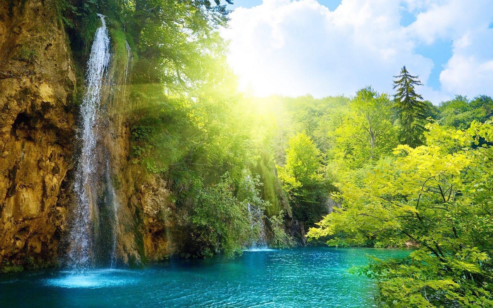 HD Beautiful Nature Waterfall Scenery Wallpape Wallpaper