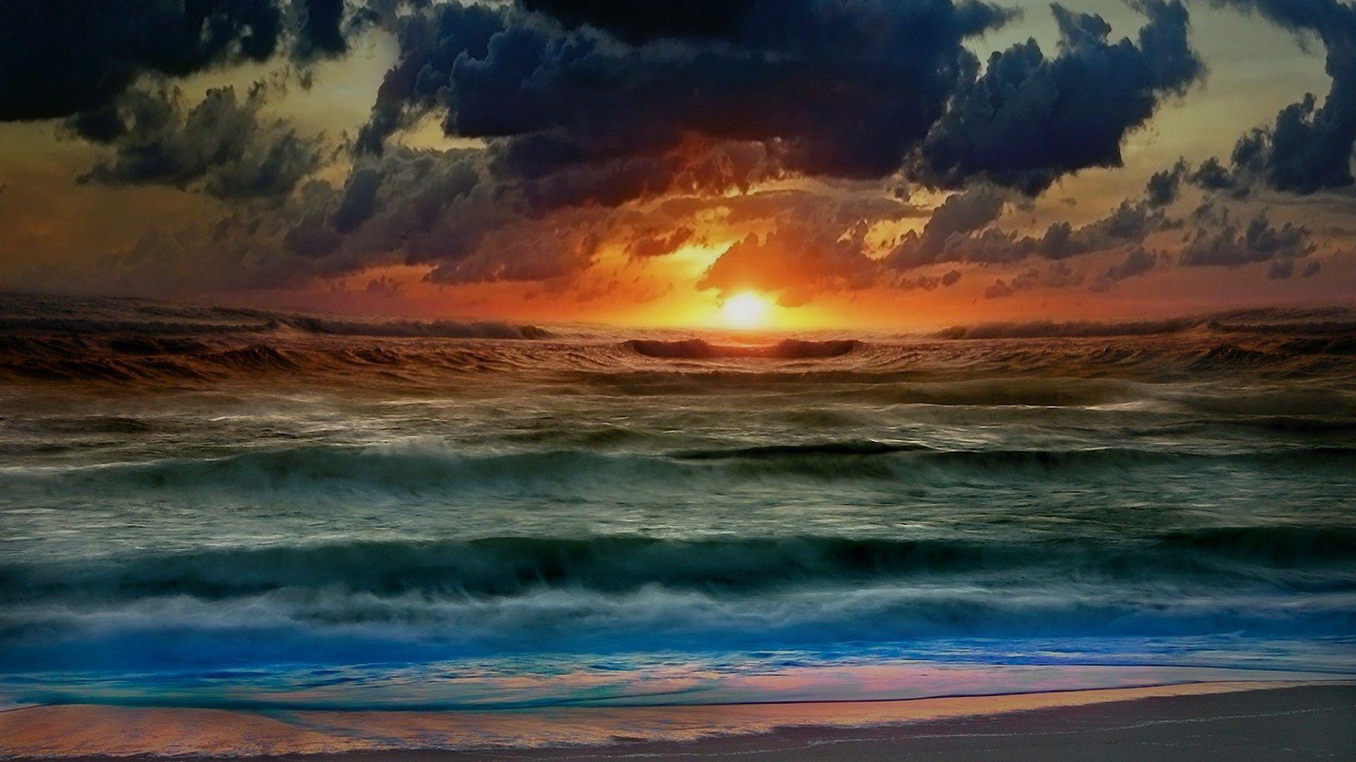 Beautiful Beach Sunsets Wallpaper Free Desktop