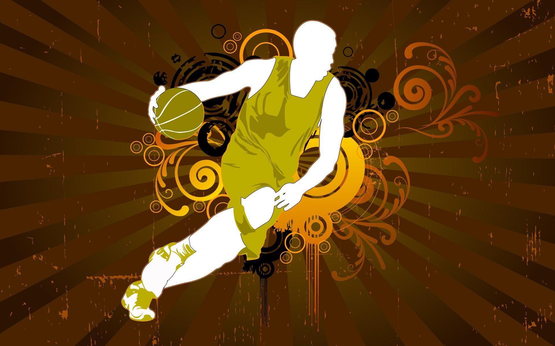basketball vector HD background. Desktop Background for Free HD