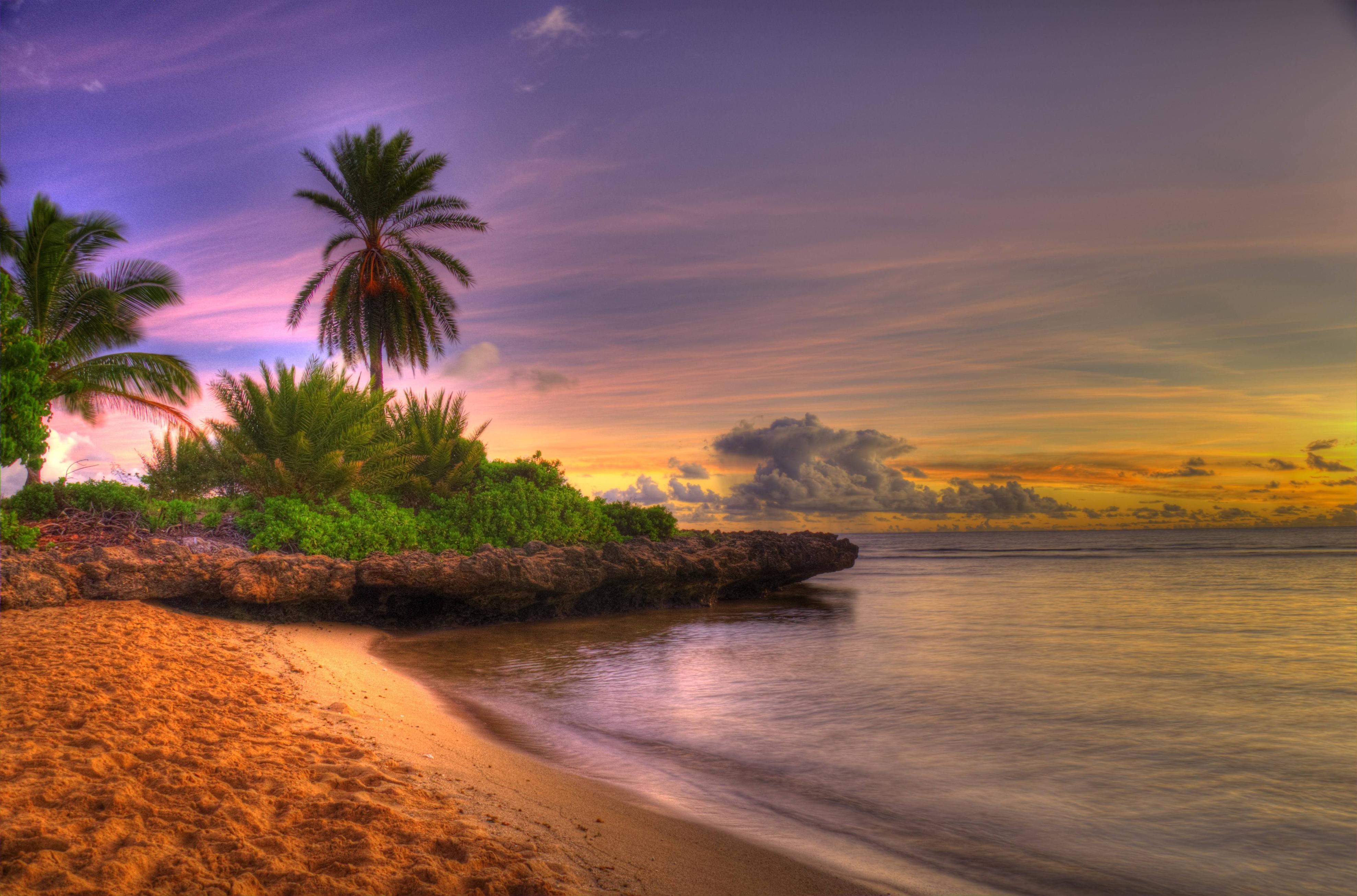 Sunset Beach Backgrounds Wallpaper Cave