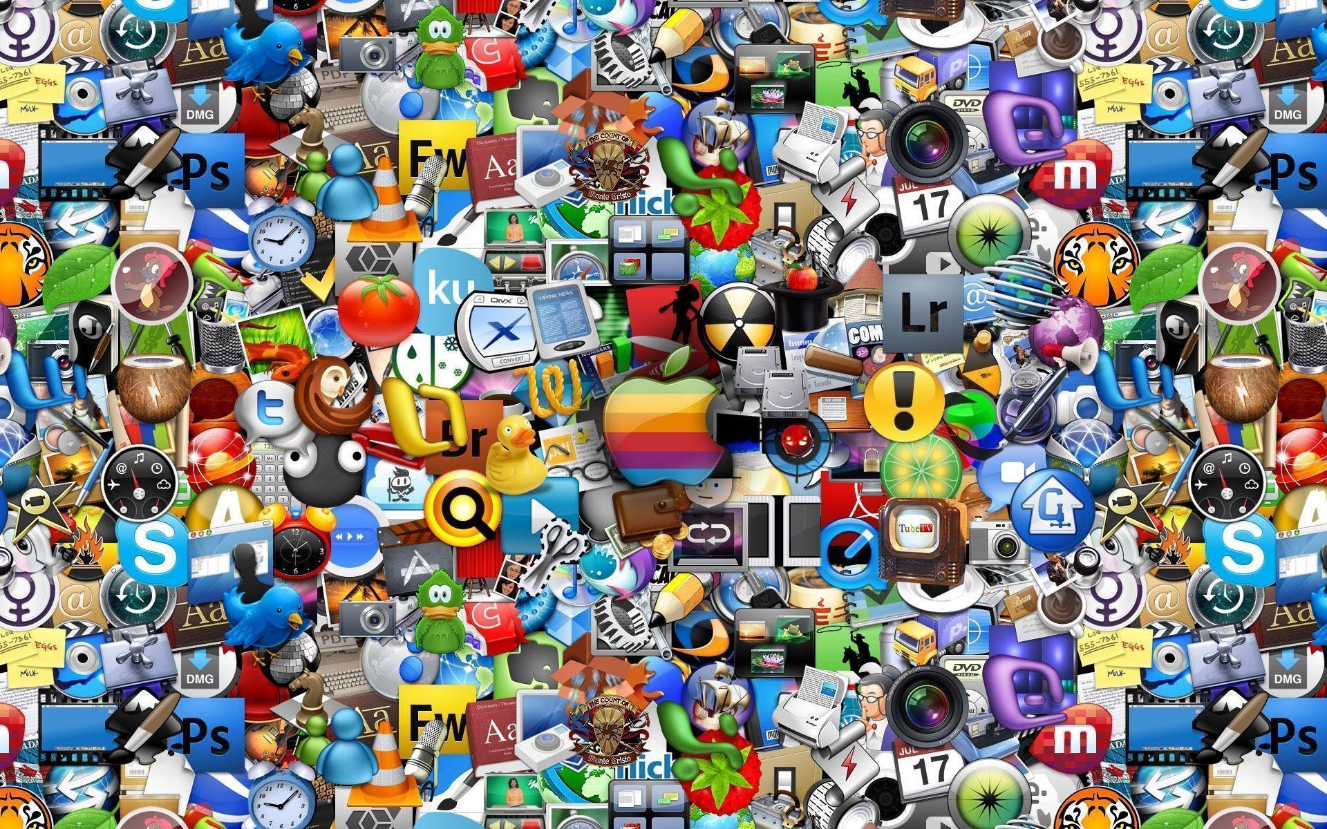 Apple Icon, Logo, Colorful, Wallpaper, Computer. Free HD wallpaper