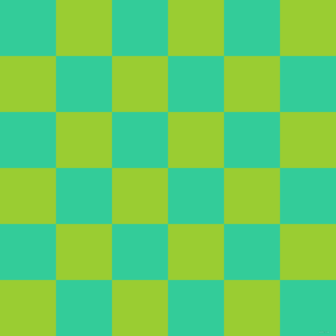 Shamrock and Yellow Green checkers chequered checkered squares