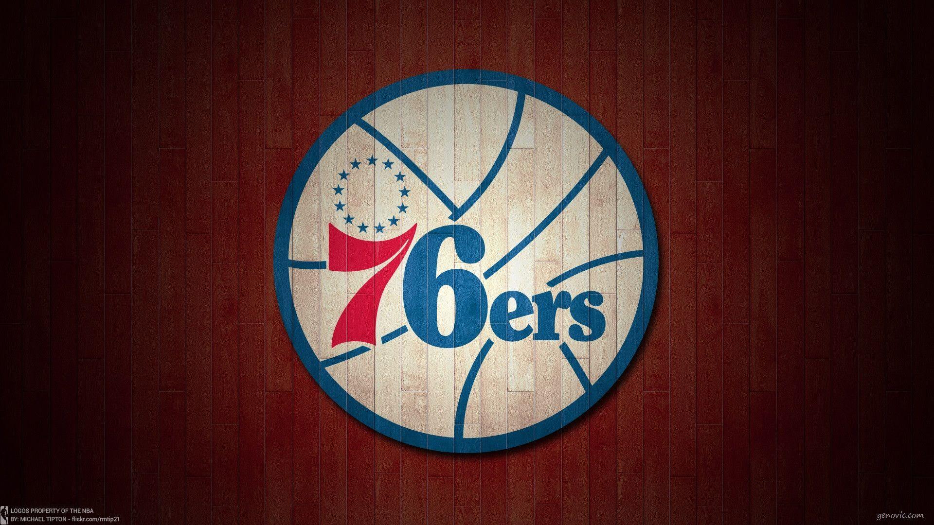 Philadelphia 76ers Logo Wallpaper. Genovic