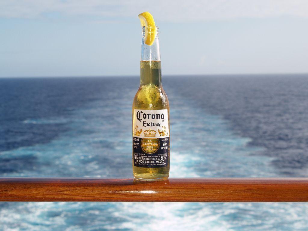 Corona Extra with a touch of Sunshine. Sharing!