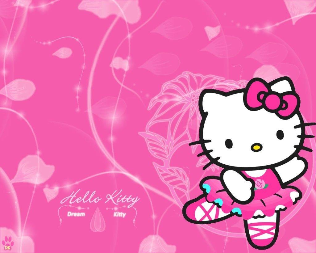 Wallpaper For > Wallpaper Hello Kitty Pink