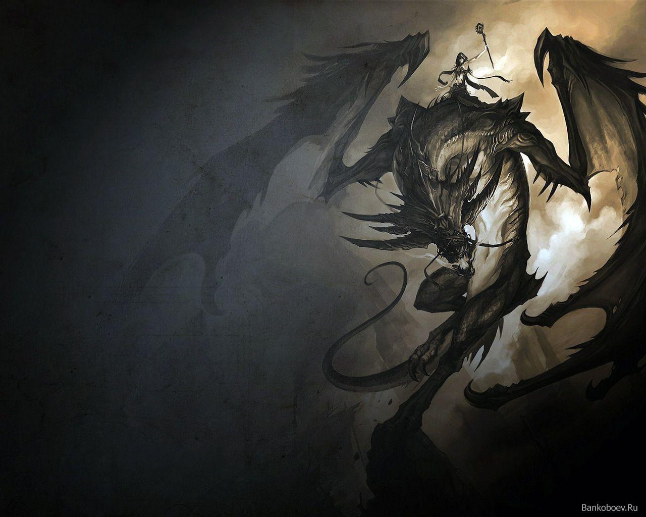 image For > Cool Mythical Creatures Background
