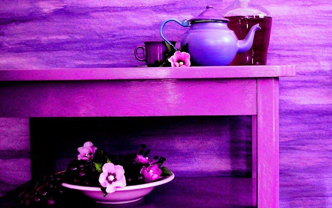 Stock Teapot & Flowers