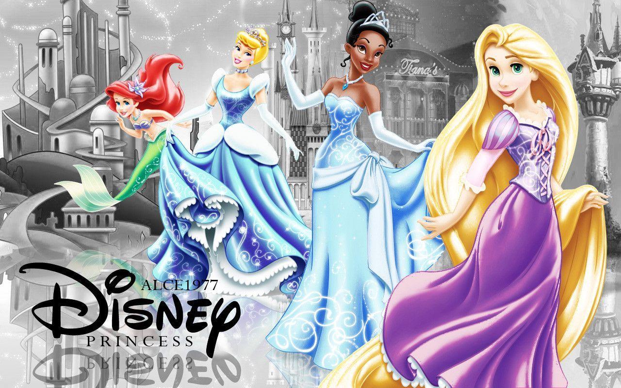 Disney Princesses Sparkly metalic dresses Princess