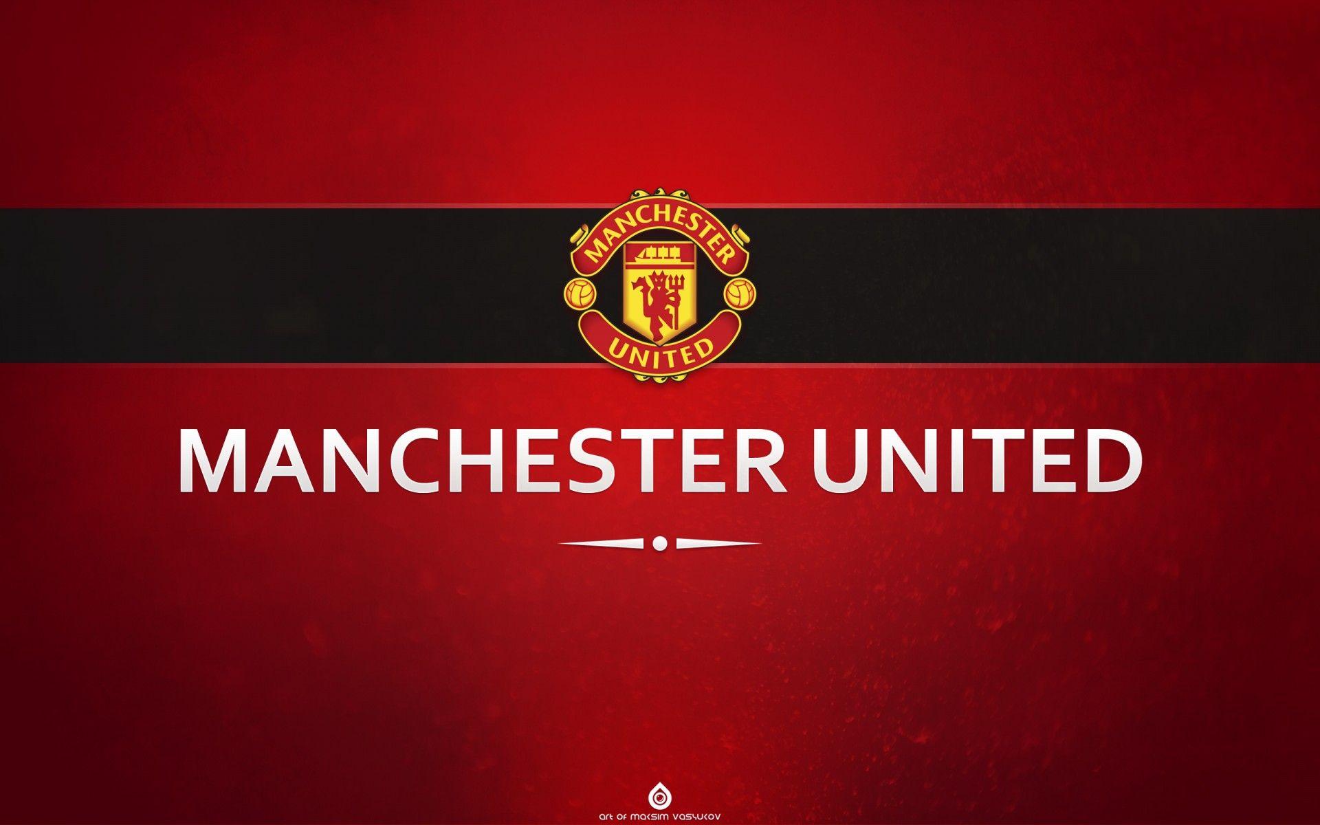 Sport: Manchester United Football Logo Background HD Wallpaper
