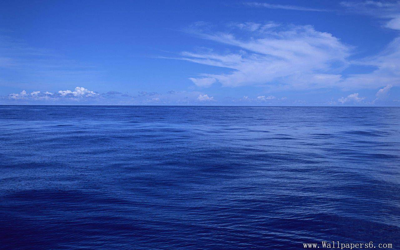 Blue Ocean Sky Wallpaper With Resolutions 1280 800 Pixel Car Picture