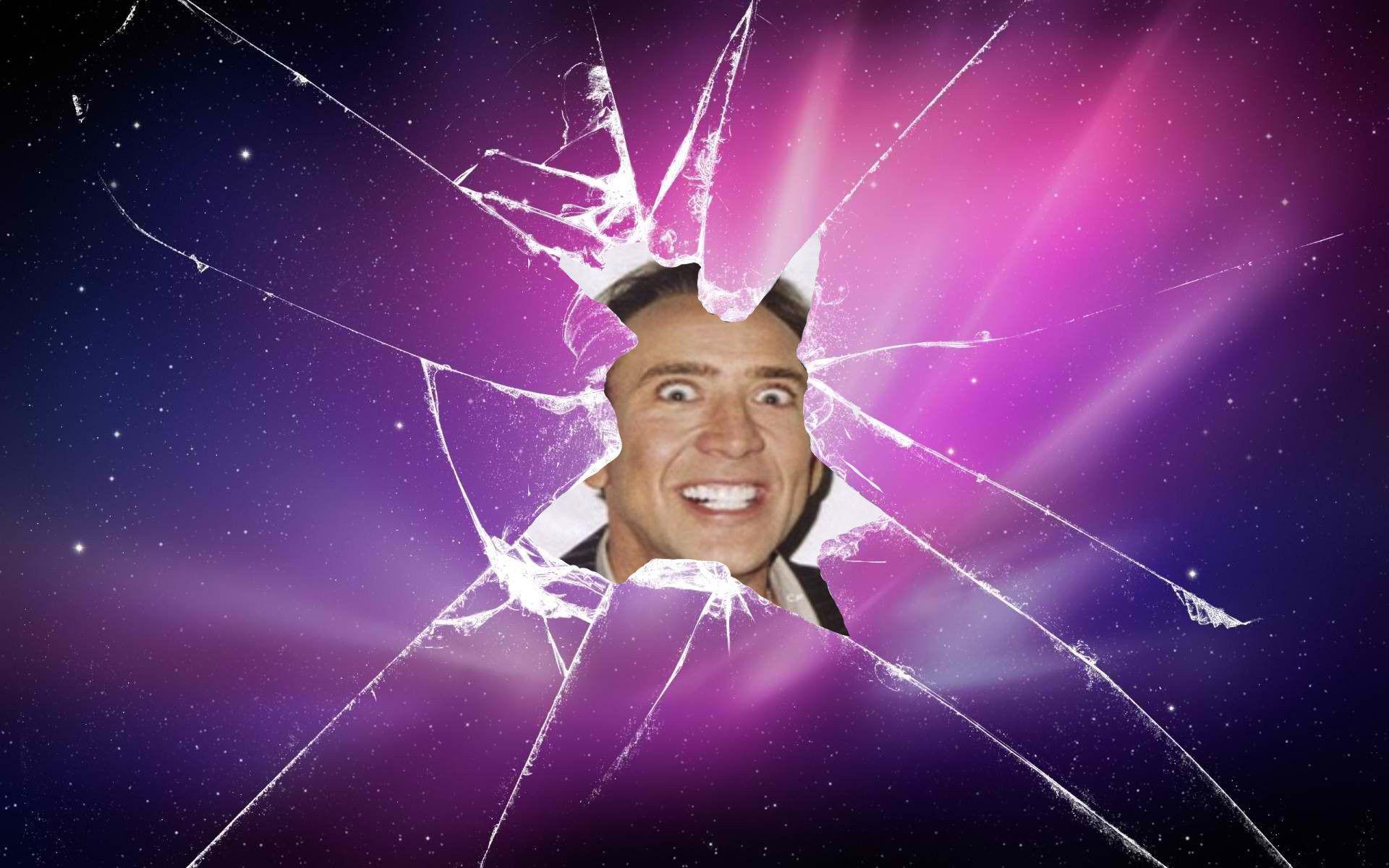 Nicolas Cage Wallpaper Meme Image & Picture