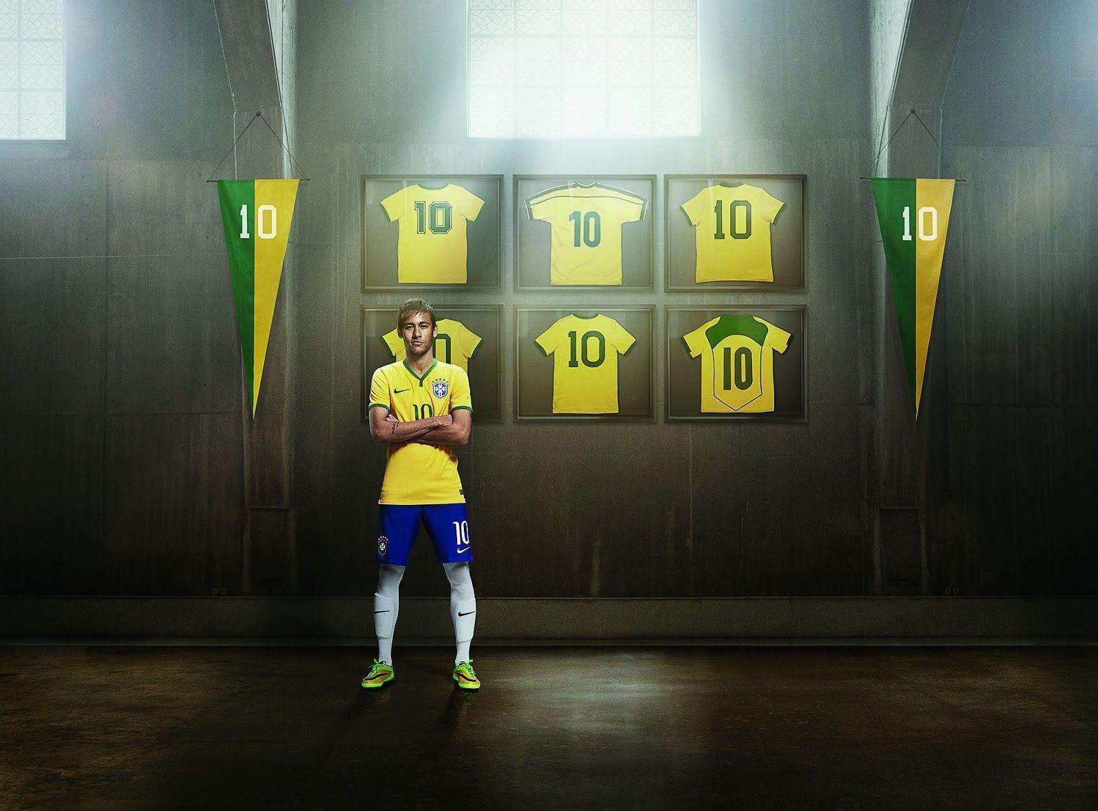 Nike Brazil Neymar world cup best desktop wallpaper