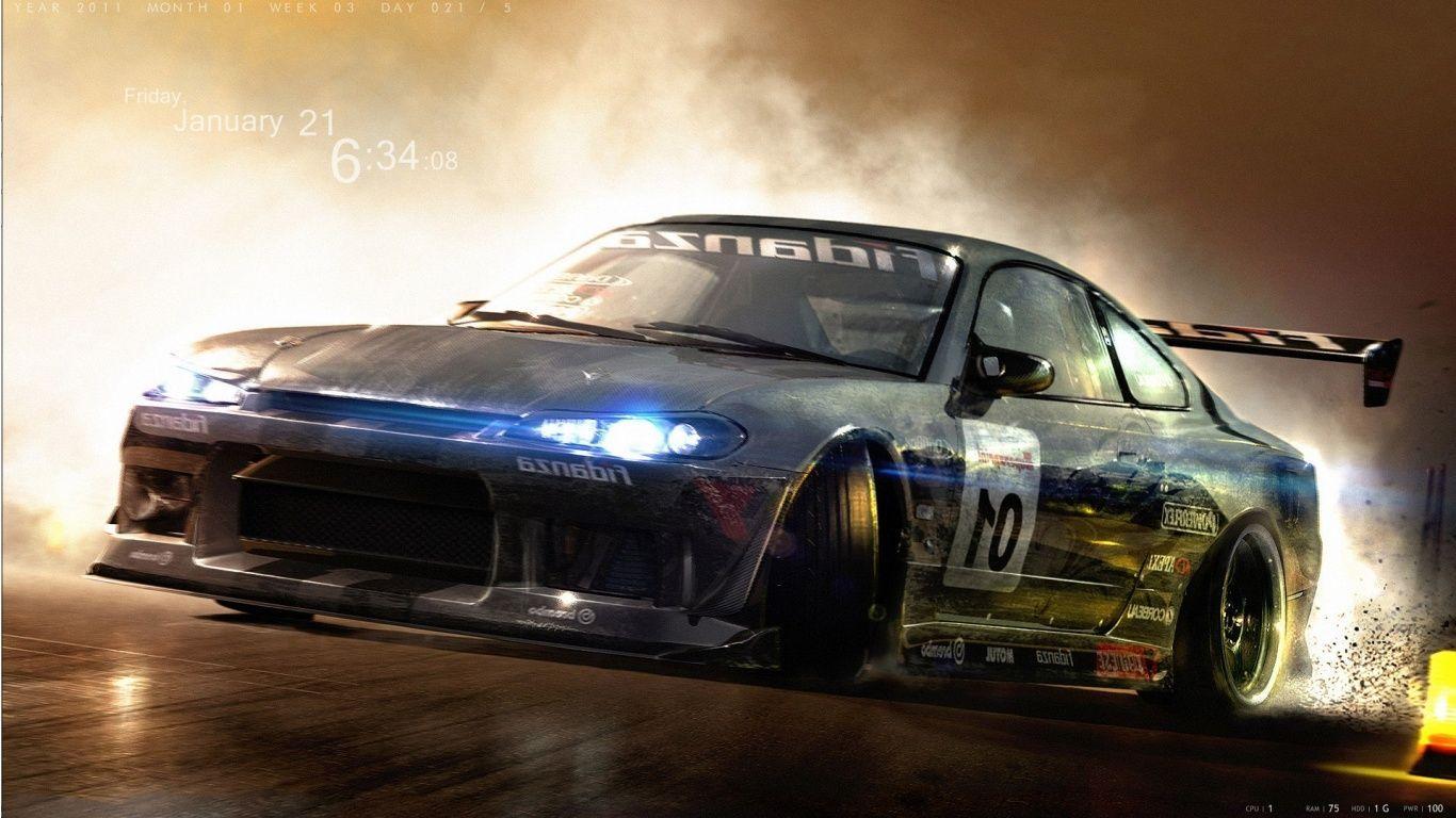 Drift Car Related Image To Zuoda HD Wallpaper 1366x768PX