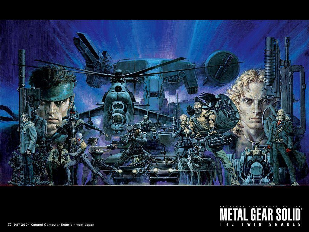 metal gear solid the twin snakes wallpaper