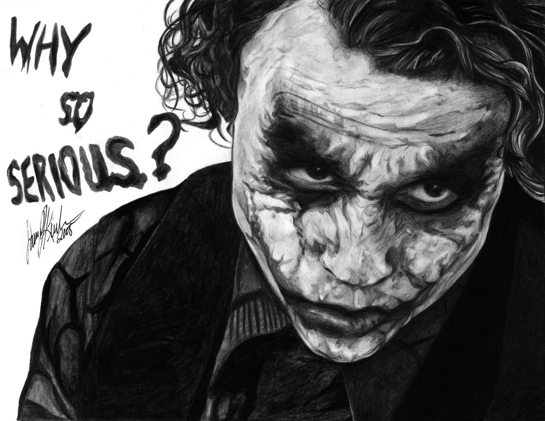 image For > Dark Knight Joker Why So Serious Wallpaper