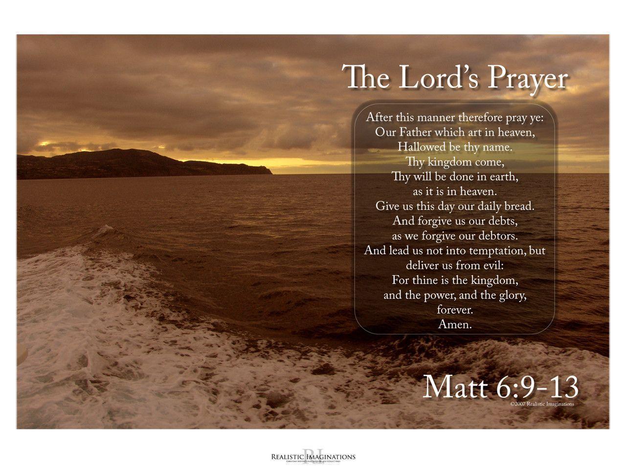 Wallpaper Hd Lord S Prayer Kjv