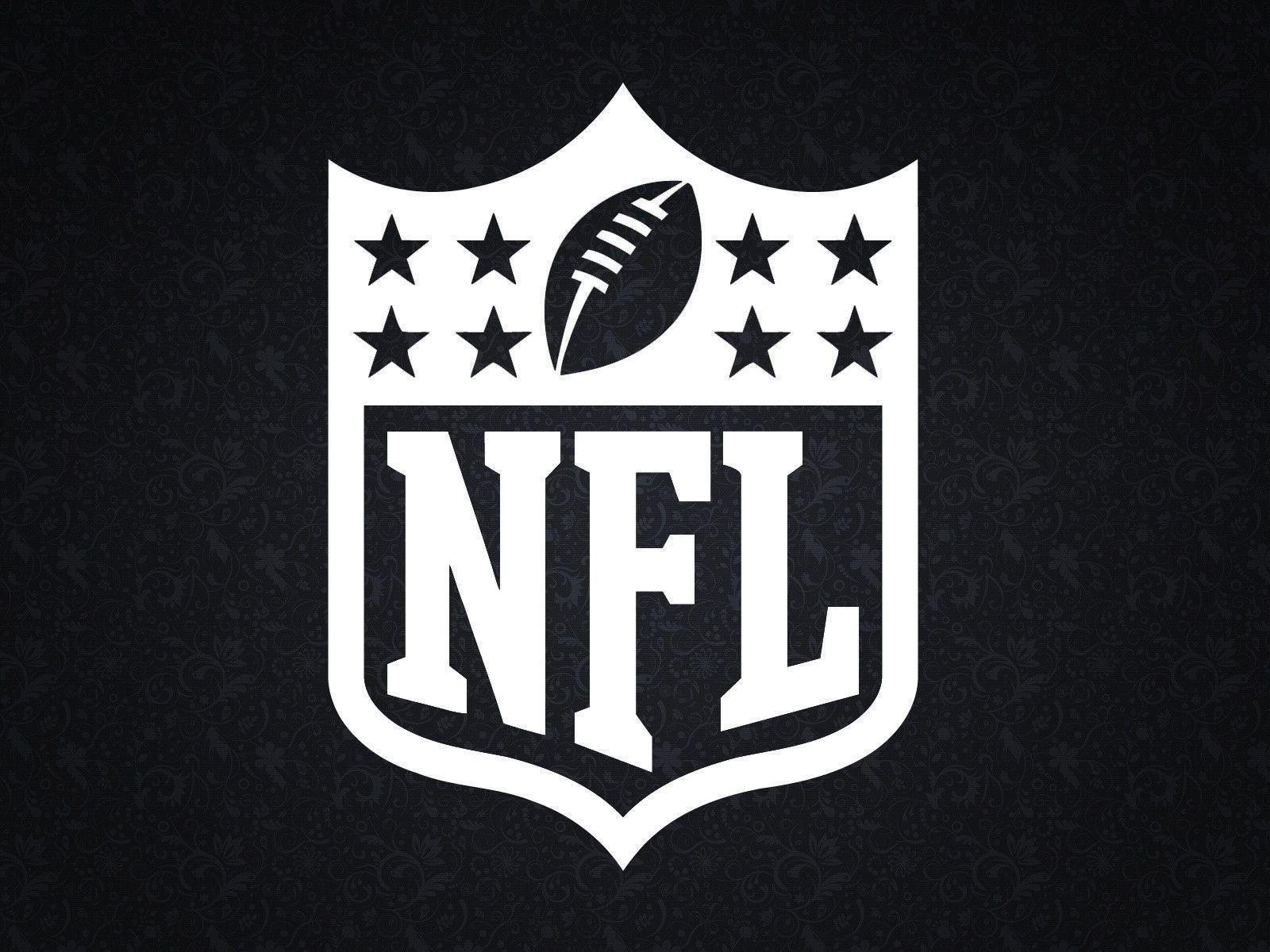 NFL Black Logo Wallpaper 1600x1200