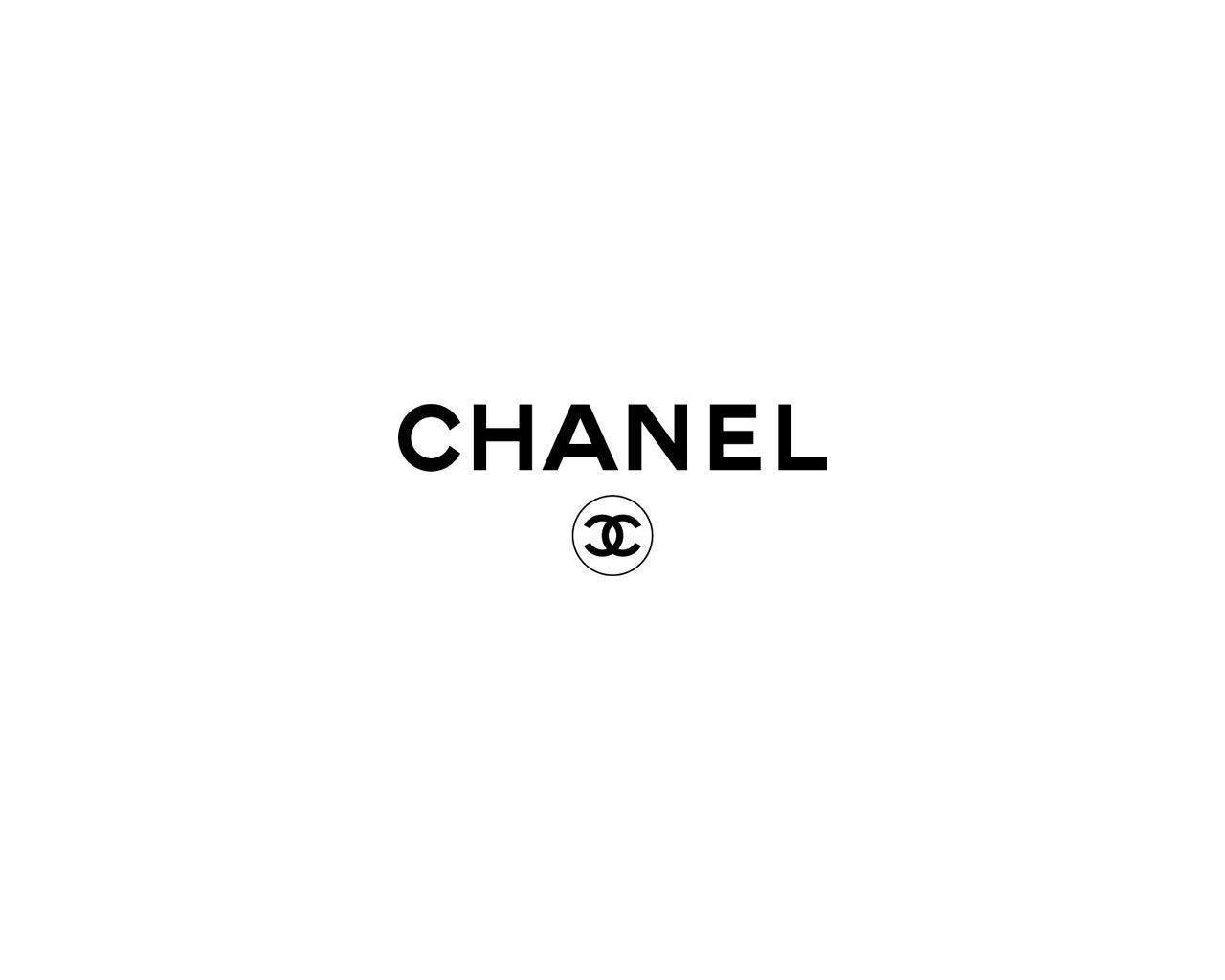 シャネル（chanel）のロゴデザイン壁紙. ロゴ壁紙