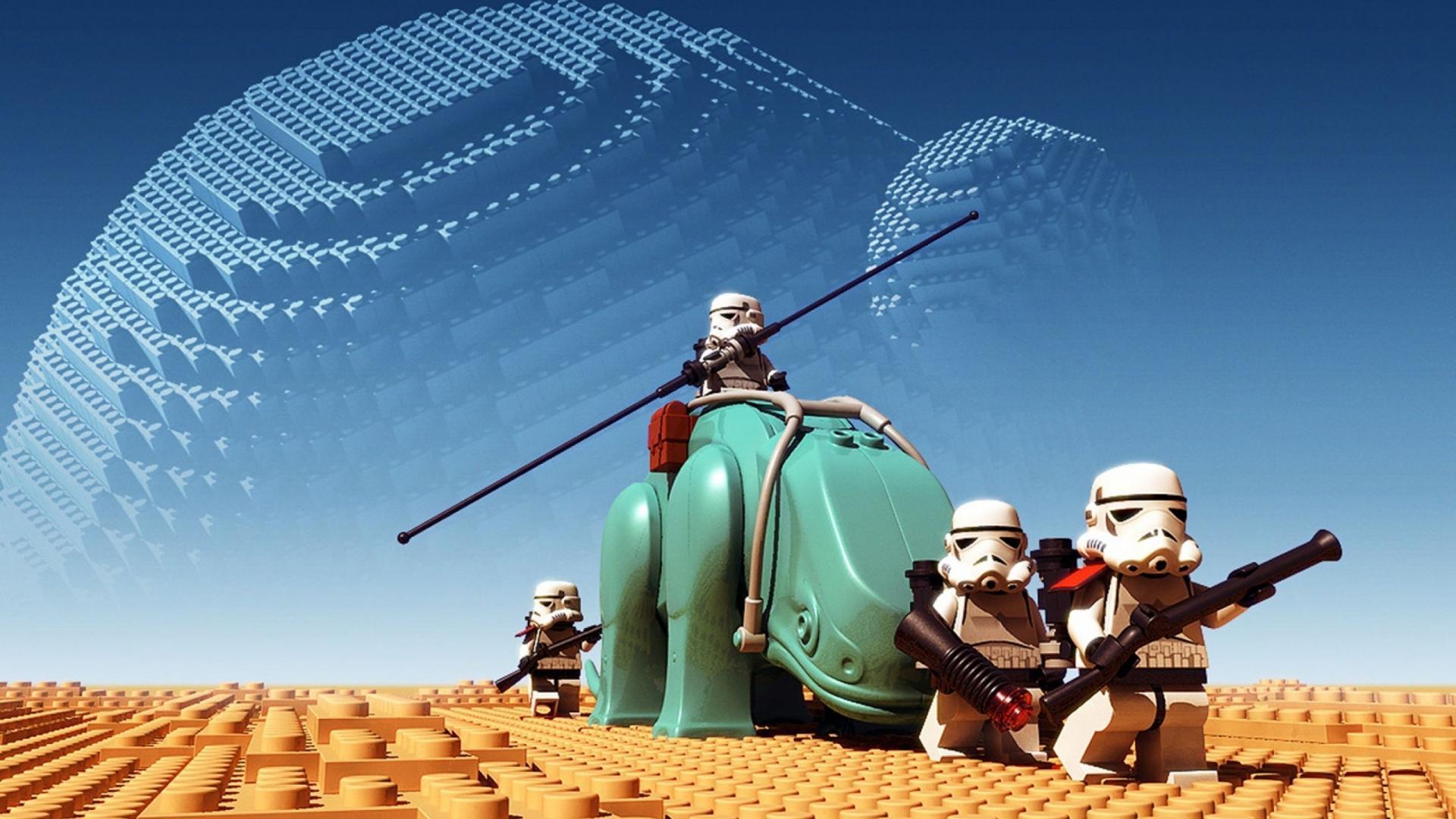 Star Wars Lego Troopers HD Wallpaper. HD Wallpaper Source