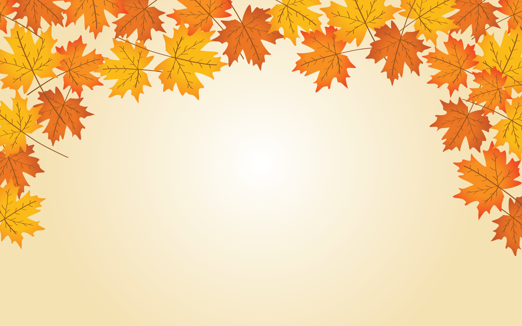 Autumn Vector Background For Website