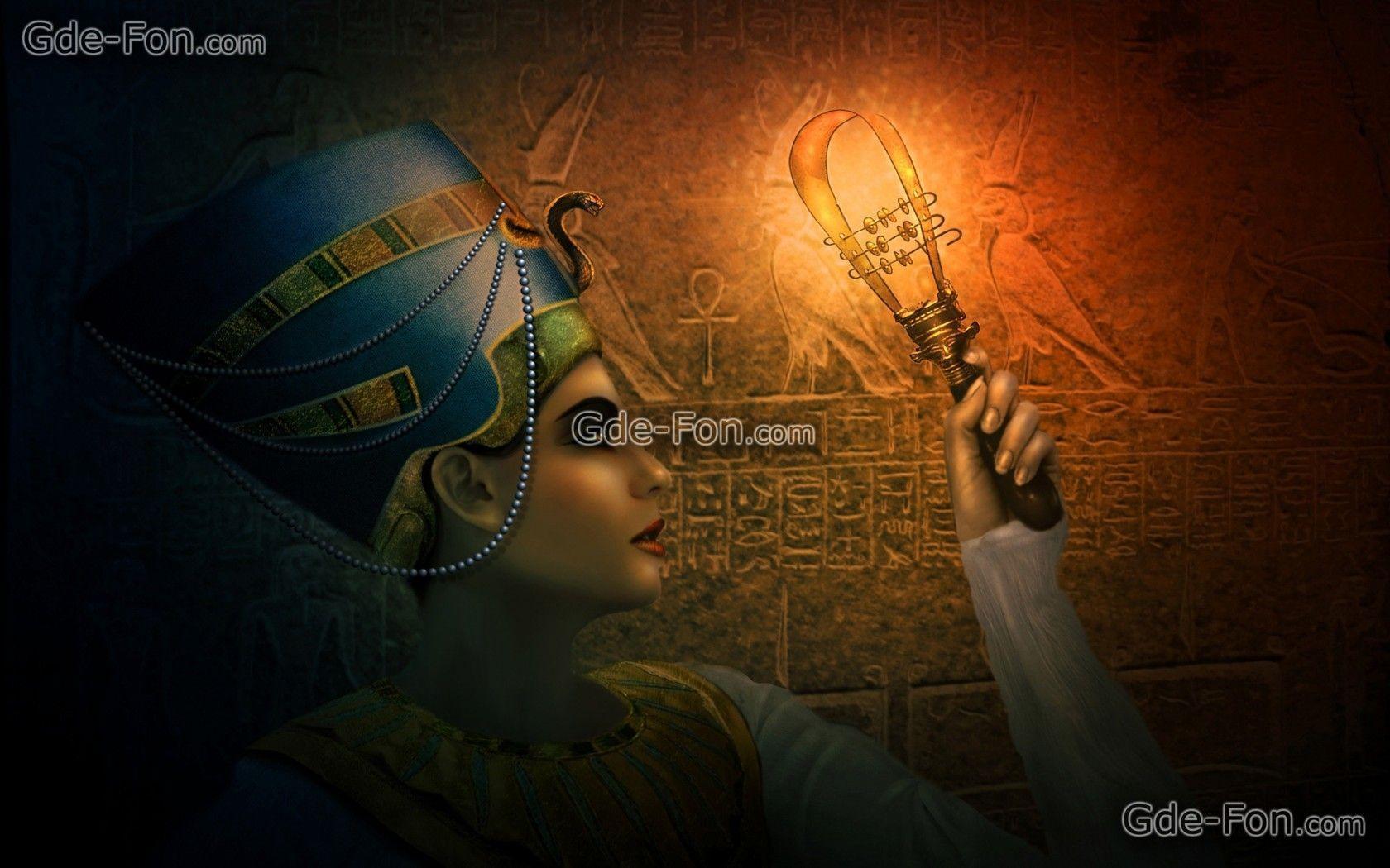 Download wallpaper Nefertiti, girl, Egypt, Egyptian free desktop