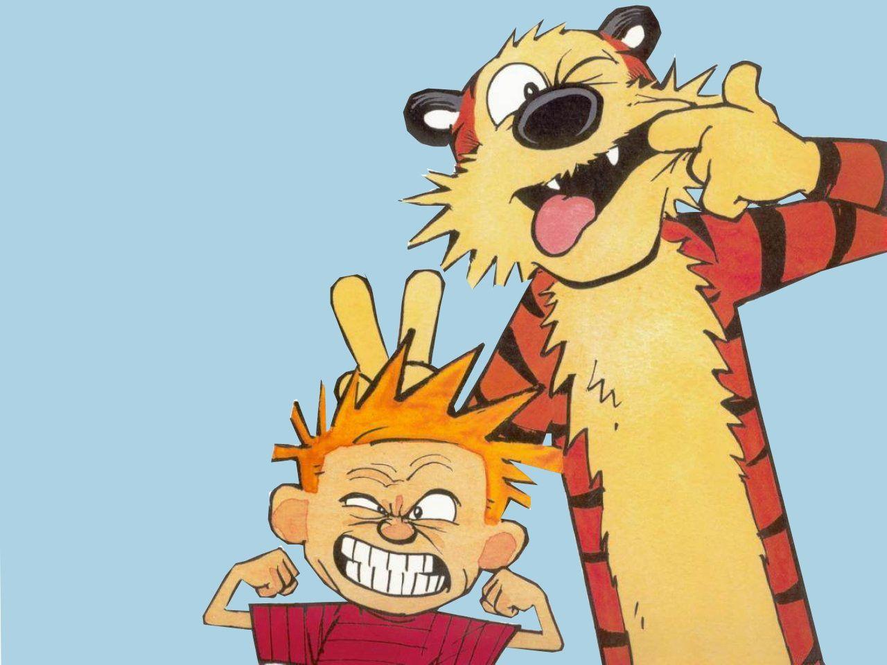 Calvin and Hobbes & Hobbes Wallpaper