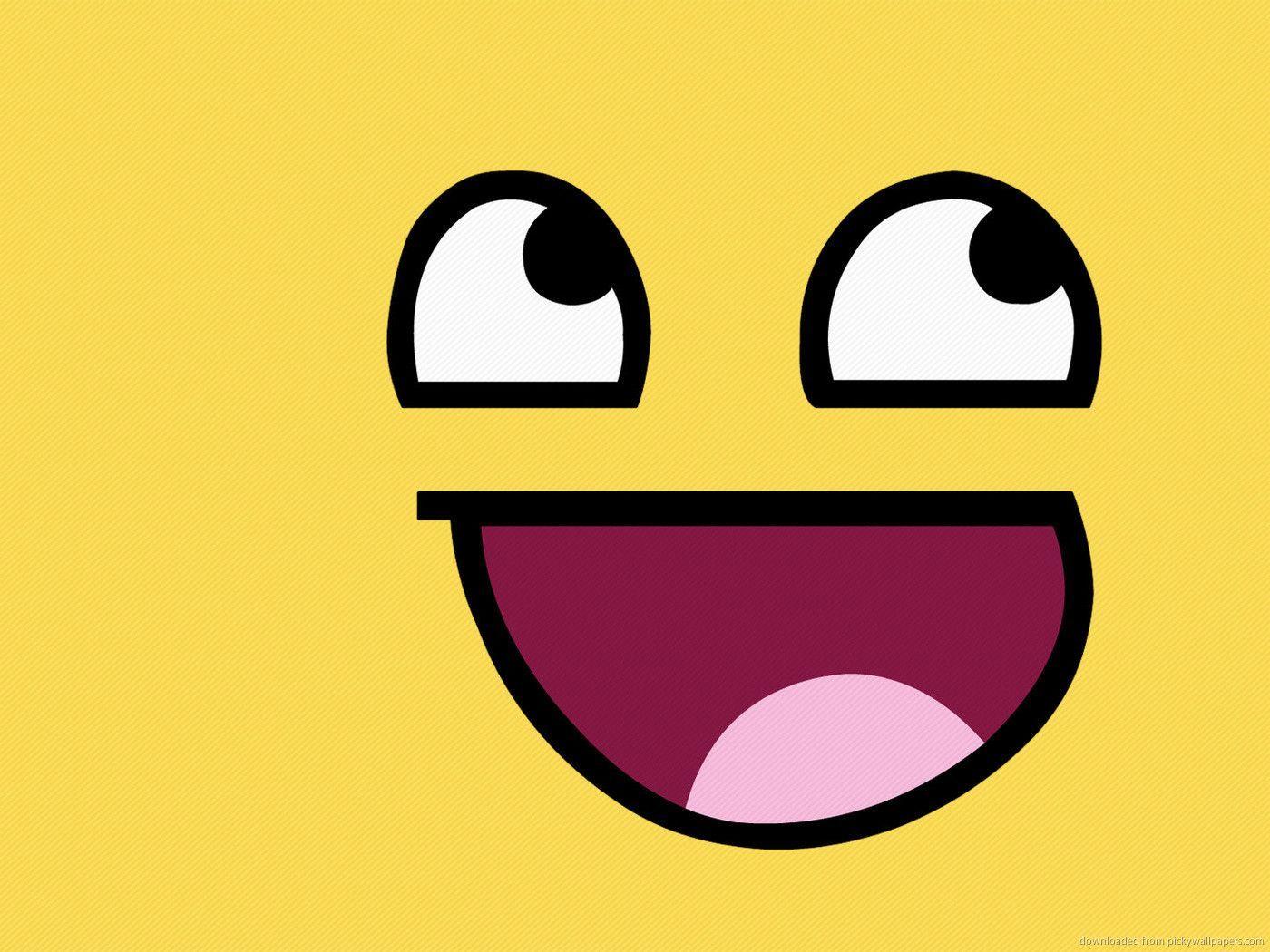 Download 1400x1050 Giant Awesome Smiley Wallpaper