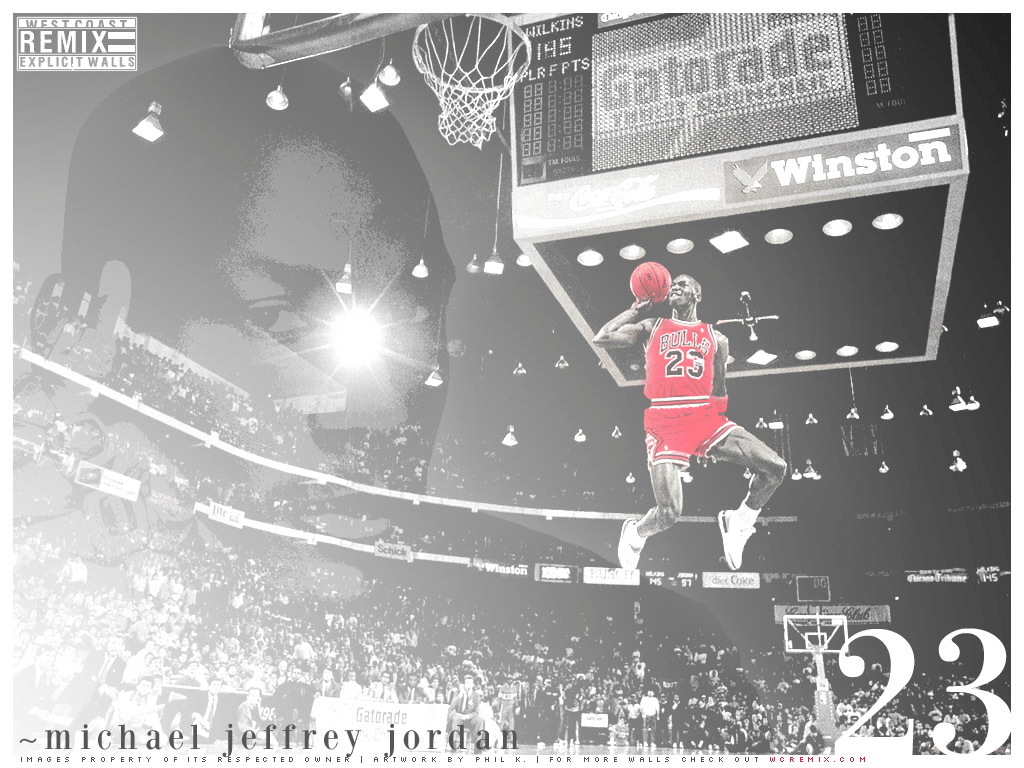 Michael Jordan Dunk Contest Wallpaper