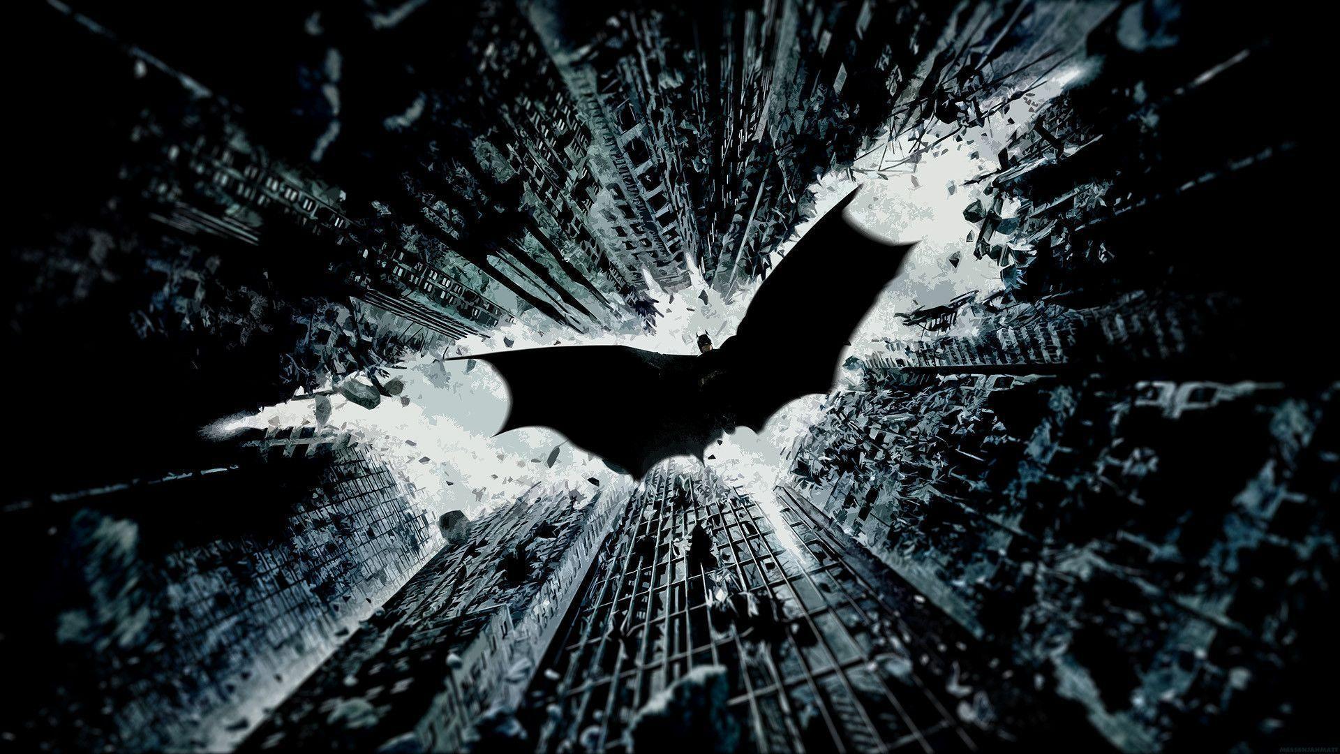 Batman Logo Dark Knight Rises Wallpaper Free HD
