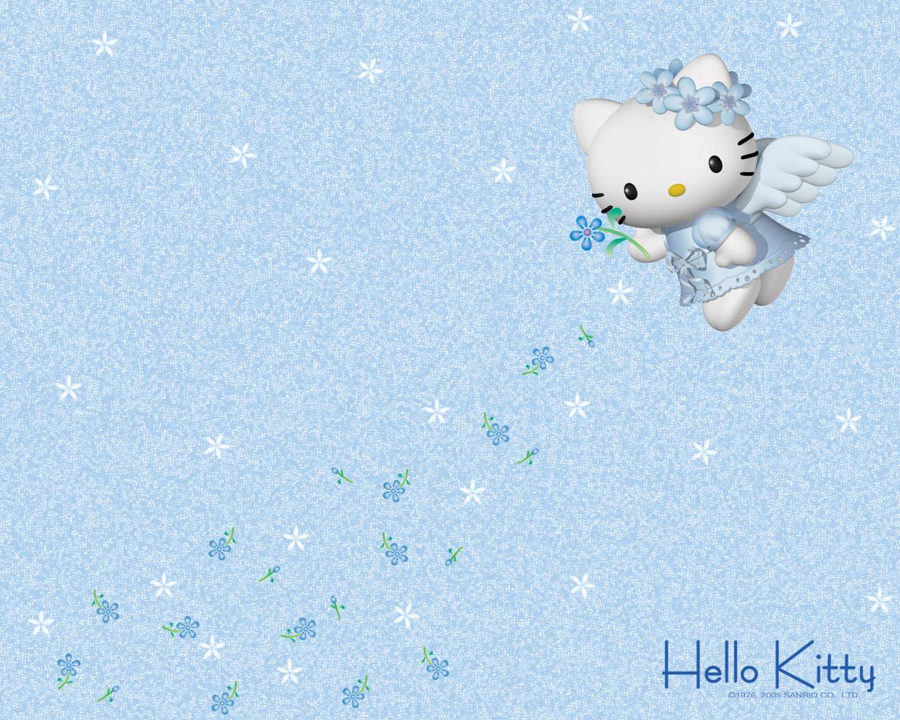 Hello Kitty Snow Wallpaper