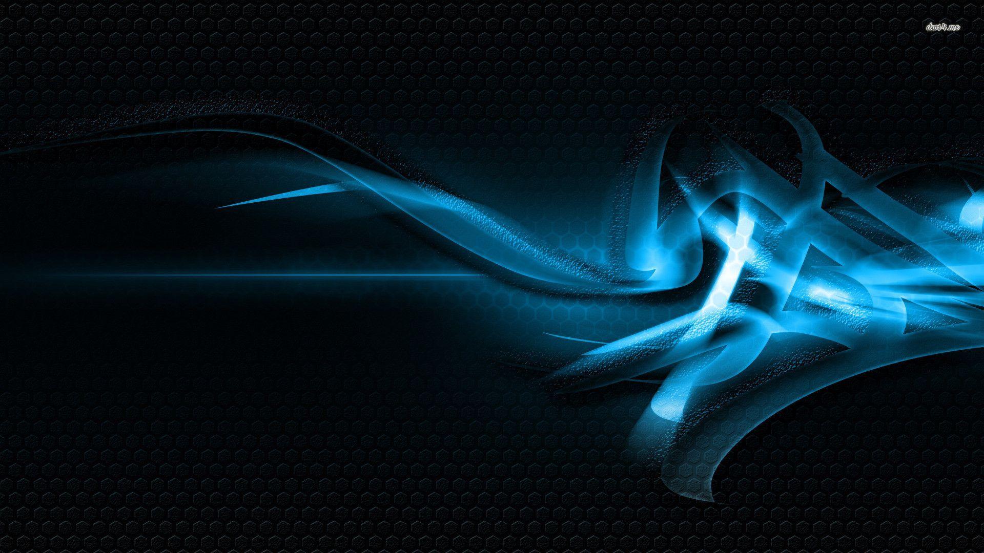 Dark Blue Abstract Image HD Wallpaper Desktop