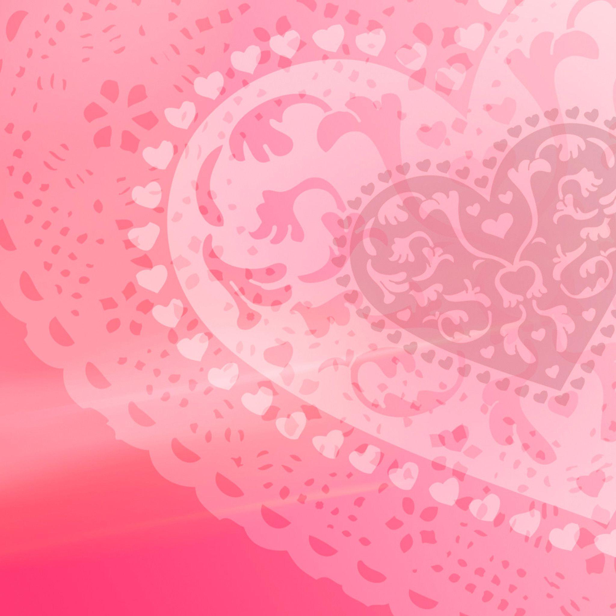 Pink Heart iPad Air Wallpaper Download. iPhone Wallpaper, iPad