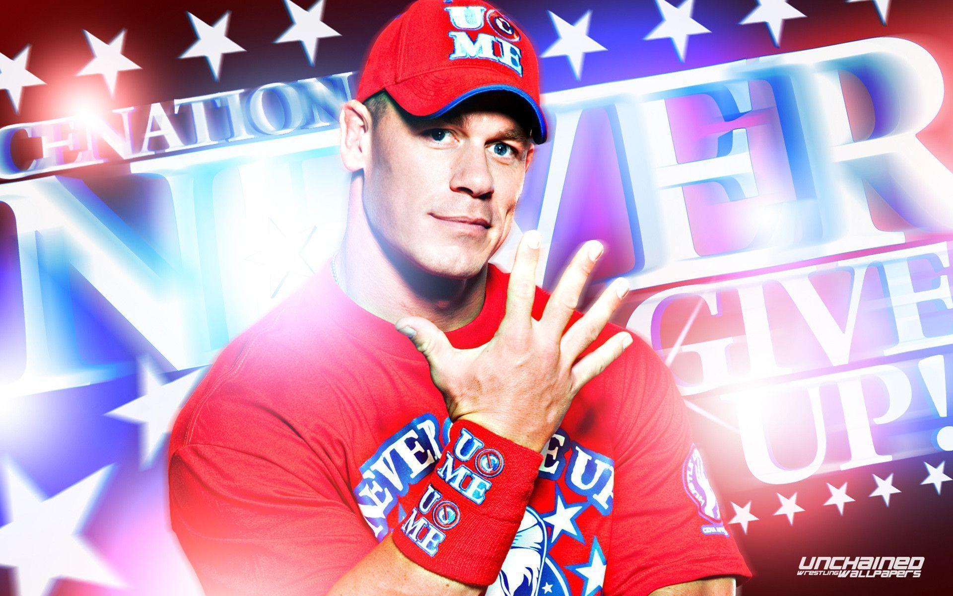 WWE John Cena "Never Give Up" Wallpaper 3 Unchained WWE.com