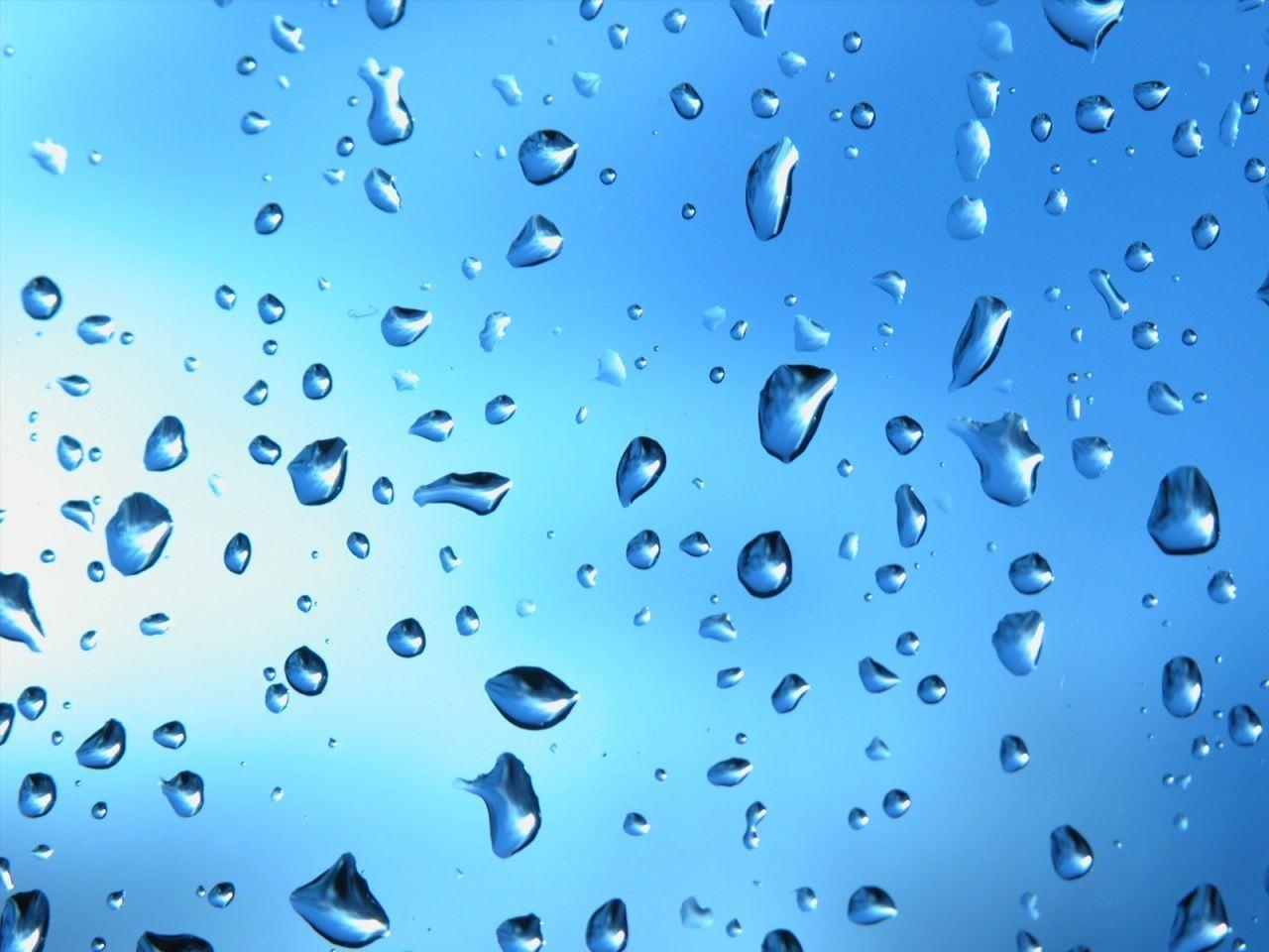 image For > Rain Drops Wallpaper 3D