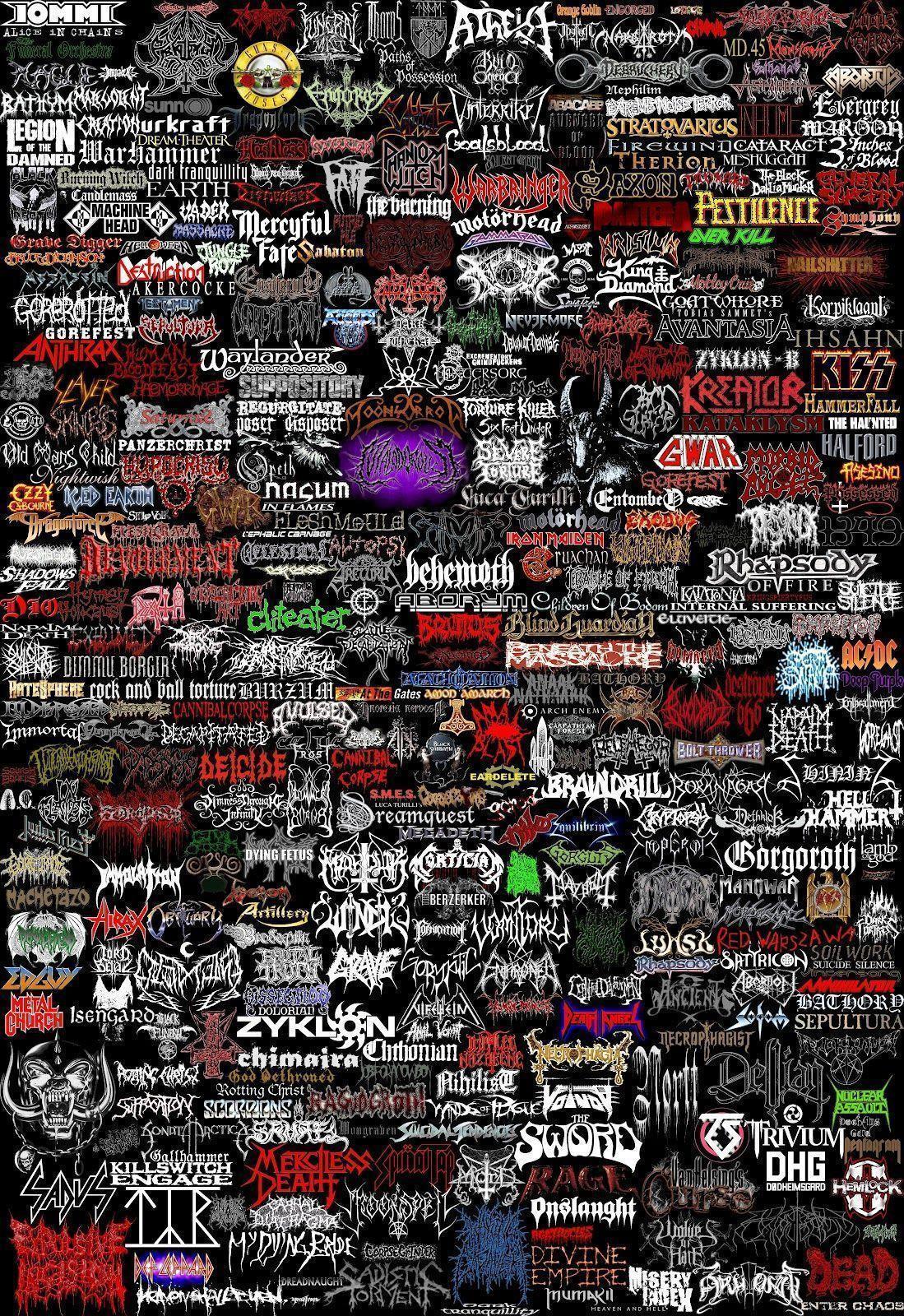 Metal Band Logo HD Quality Wallpaper