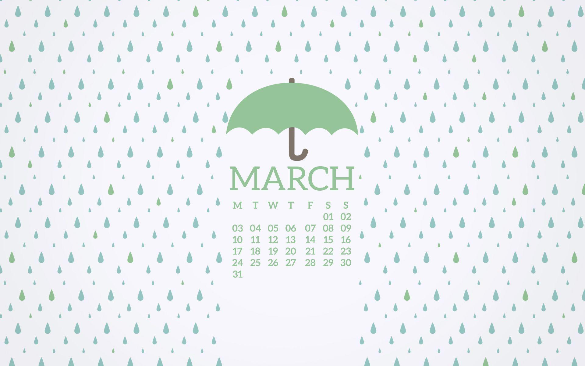March 2014 Desktop Calendar