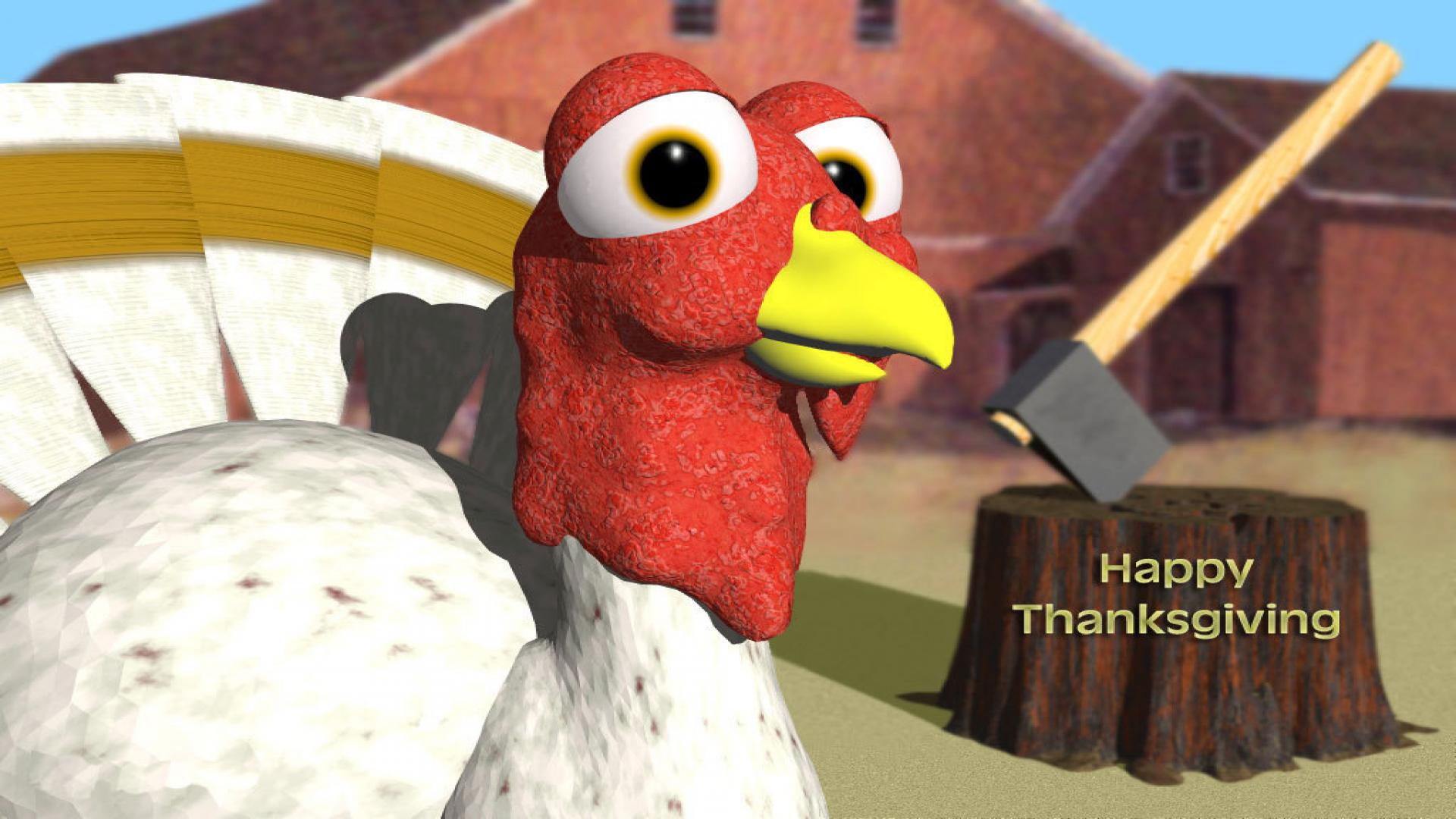 Thanksgiving Turkey Background HD Wallpaper 32725 Label