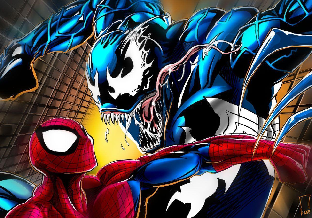 Spiderman vs Venom Wallpaper