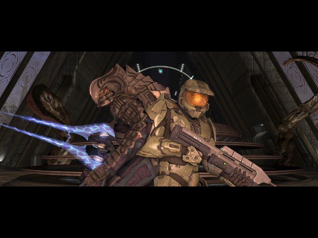 Wallpaper For > Halo Master Chief And Arbiter Wallpaper