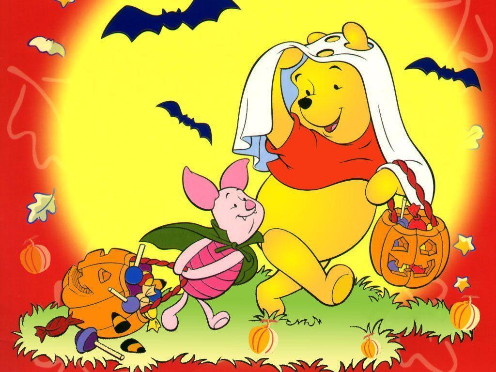 Download Pooh Bear Halloween Picture And Wallpaper 1024x768. HD