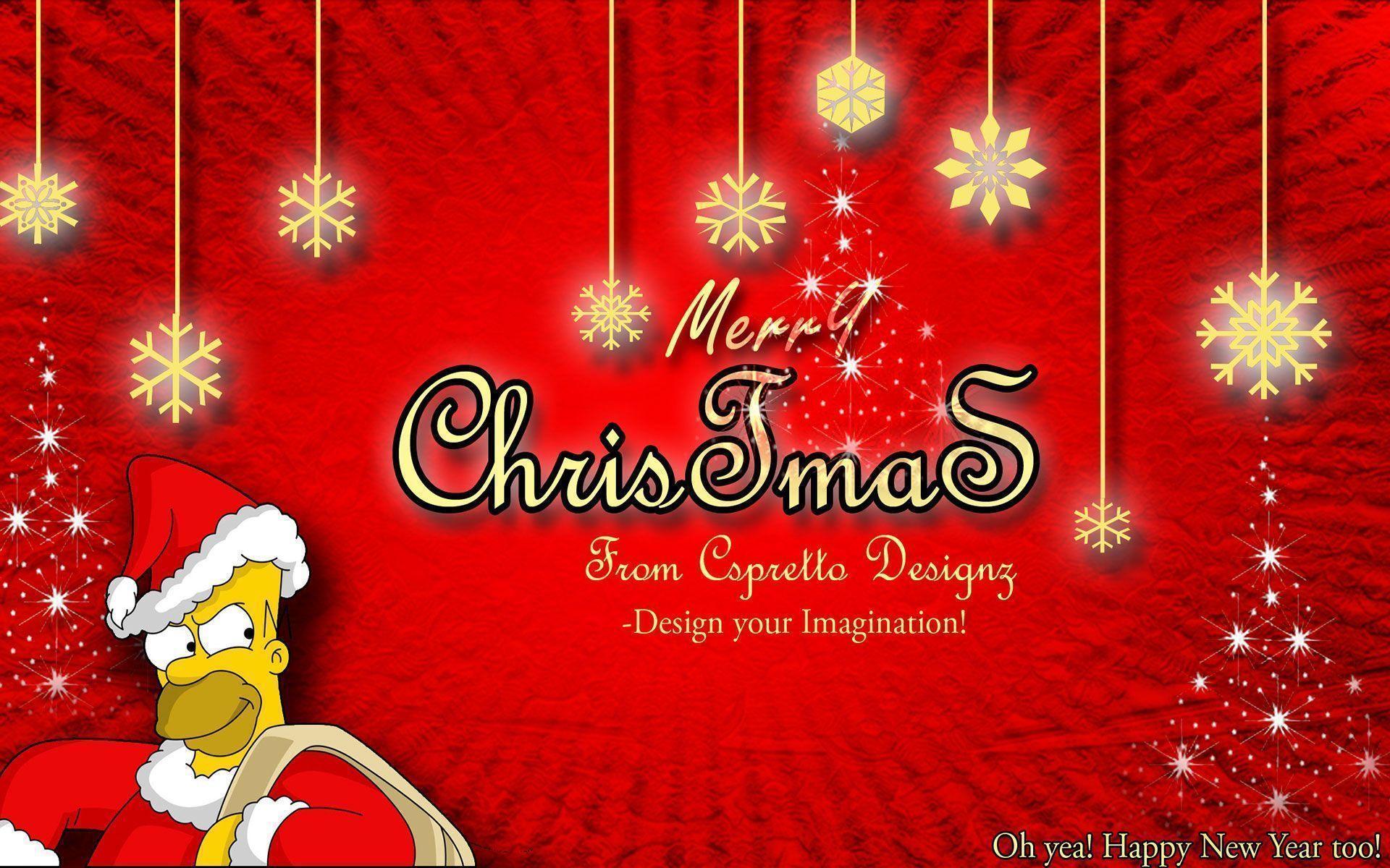 Simpsons Christmas Wallpapers - Wallpaper Cave