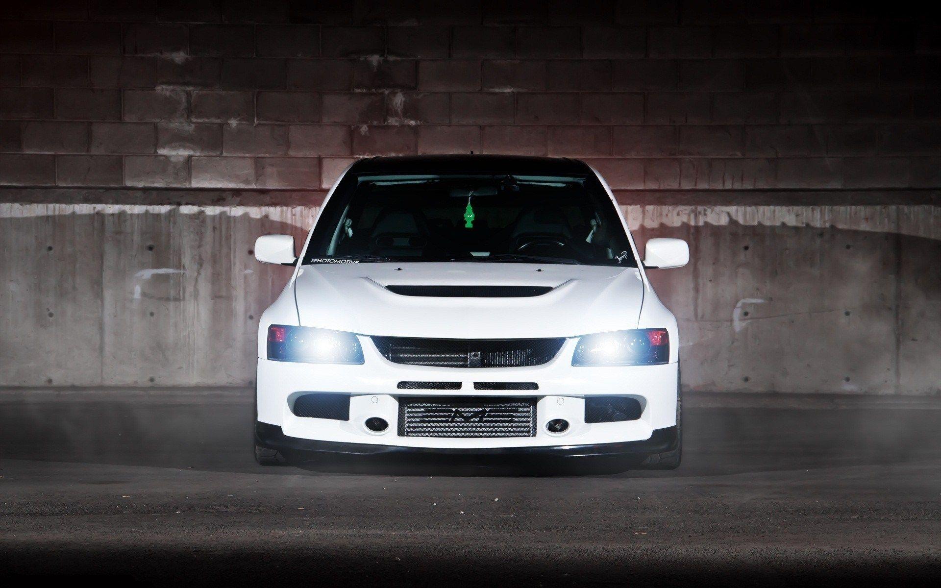 Mitsubishi Lancer Evolution IX Front HD Wallpaper