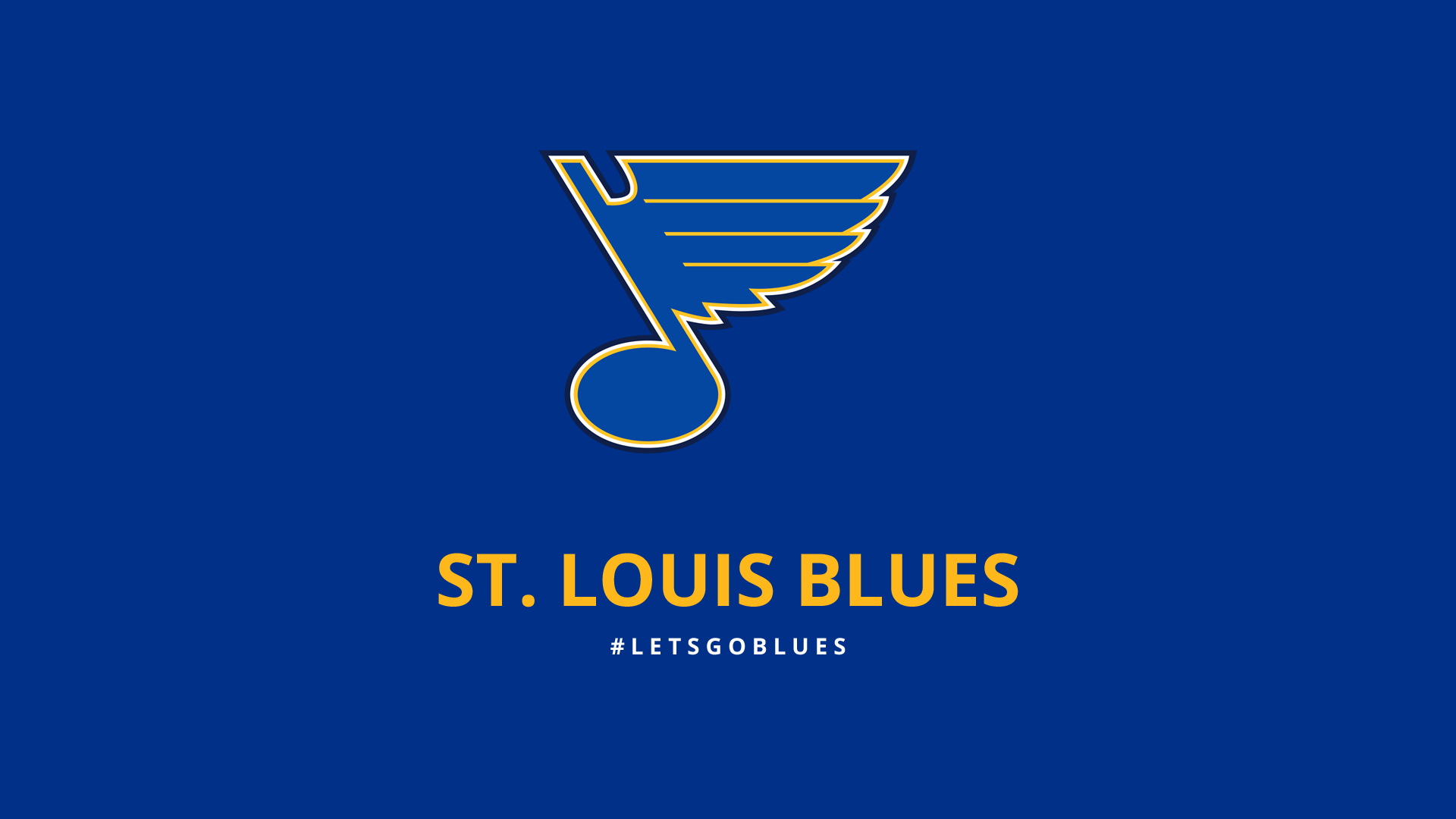 Minimalist St Louis Blues wallpaper